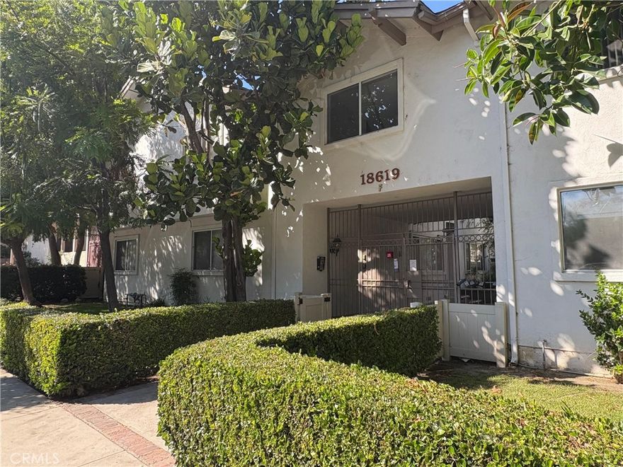 1. LOCATION: Prime Tarzana - minutes to Ventura Blvd, shopping, dining & freeways

2. INTERIOR: 2 bed/2 bath upstairs condo (966 sq ft) with open floor plan, fresh paint & Brand New AC Unit

3. FEATURES: Large primary suite with walk-in closet | Walk-in pantry | Laminate & tile flooring throughout

4. AMENITIES: Resort-style gated community - 3 pools, 2 spas, BBQ areas, playground

5. PARKING: 1 covered carport + private storage | Additional gated parking with permit

6. COMMUNITY: serene gated community in the heart of Tarzana featuring lush landscaping, mature trees, and brick walkways.