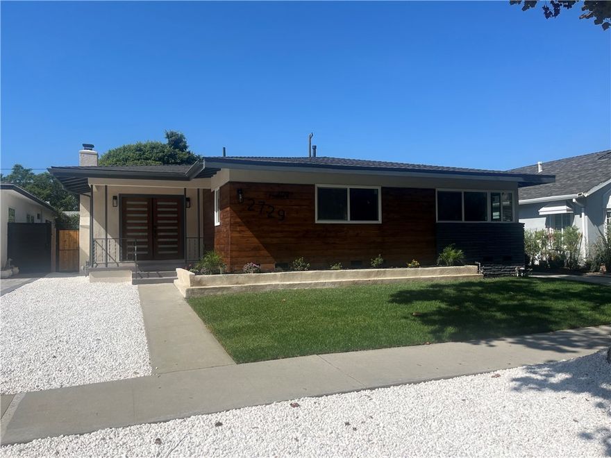 Remodeled home. Everything new from floors, doors, kitchen, bathroom tile, landscaping, roof, electrical, plumbing, etc.