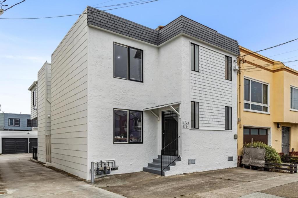 Gorgeous & Exceptional! Surfers Dream Home! Ideally located just minutes from Ocean Beach, San Francisco Zoo, Golden Gate Park, shopping, and public transit, this property offers versatility for owner-occupants and investors alike live in one unit and rent out the others for income. Don't miss this exceptional opportunity in a prime Outer Parkside location. An outstanding investment opportunity awaits with this spacious and beautifully updated property featuring 4 bedrooms, 3 bathrooms, and approximately 2,953 sq ft of living space on a 3,000 sq ft lot. The upper two flats (#1722 and #1724) each include 2 spacious bedrooms and 1 updated bathroom, bright and airy living rooms, dedicated dining areas, and newly remodeled kitchens showcasing quartz countertops, custom cabinetry, and stainless steel appliances. Unit 1722 comes with its own washer and dryer, while Unit 1724 has laundry hook-up ready. Both units have separate electric and gas meters. In basement, you find 2 rooms, 1 bath, and family room with wet bar and quartz counter, a dedicated laundry area, and generous storage space. The home also offers 3 detached garages and additional rear parking rare for the area. A must-see!
