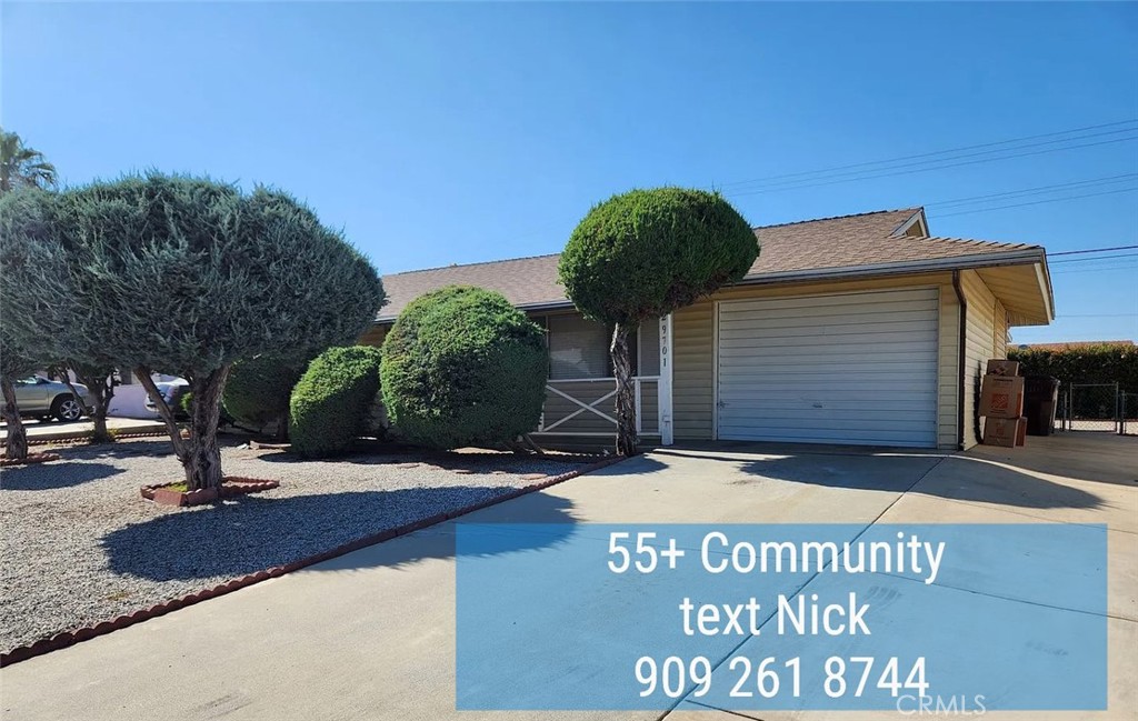 ***Clean & Tidy, New Interior Paint *** Great 55+ area**** 2 bedroom 1 bathroom single story home **** for lease with a Garage located in Sun City! This charming abode features a low maintenance front yard, perfect for those who want a welcoming exterior without the hassle of constant upkeep. As you come inside, you'll be greeted by a bright and inviting living room with a light paint scheme that creates a cozy and comfortable atmosphere. The carpet flooring adds warmth to the space, making it an ideal place to relax or entertain guests. Adjacent to the living room is the dining room, which seamlessly connects to the outdoors through a sliding door leading to the California room. This delightful addition provides a versatile space to enjoy. The kitchen boasts a spacious layout with ample cabinet and prep space. Down the hallway, you'll find both bedrooms, each adorned with cozy carpet flooring to ensure comfort underfoot. Each bedroom is equipped with a closet, providing enough space for your wardrobe and personal belongings.The bathroom offers a single vanity sink and a shower and tub combination. The backyard features a generous outdoor space complete with low maintenance landscaping and a covered patio, perfect to enjoy year round! This home is located near Menifee Lakes Country Club and includes a paid membership with amenities such as, a golf course, clubhouse, pools, Pickle ball courts, an outdoor amphitheater, an indoor theater, and more. Overall, Sun City is a popular retirement destination for those seeking an active and engaging lifestyle!