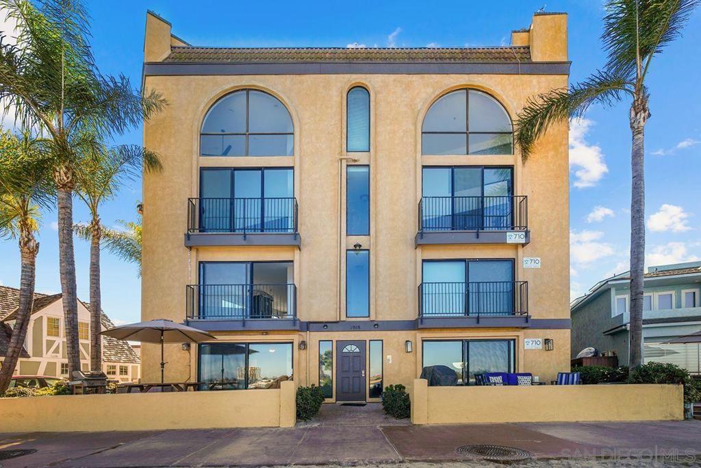 Beautiful bayfront condo in the heart of Mission Beach! This ground floor residence features 2 bedrooms, 2 full baths, and a spacious open-concept living area with sweeping views of Mission Bay. The primary suite offers a king bed and en-suite bath with walk-in shower, while the secondary bedroom includes flexible sleeping arrangements. The updated kitchen is equipped with stainless appliances, dishwasher, and plenty of counter space. Enjoy indoor-outdoor living with a private front patio, perfect for dining al fresco while taking in the peaceful waterfront setting. Additional highlights include in-unit washer/dryer, central A/C, and a covered parking space. Offered furnished or unfurnished. Located on the quieter bayside of Mission Beach, this property offers a serene atmosphere while still being just steps to the ocean, local dining, and recreation. Ideal as a primary home, second home, or coastal retreat, all just minutes from SeaWorld, downtown, and the airport.