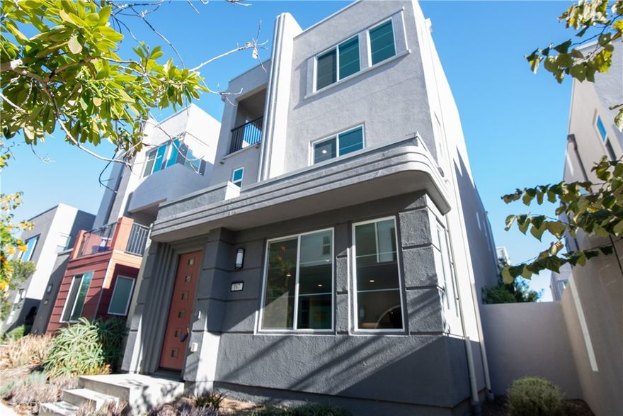 Discover modern living in this beautifully designed 3-bedroom, 2 full bath, and 2 half bath home featuring a spacious third-floor loft with peek-a-boo mountain views. The open-concept main floor offers a chef’s kitchen with white shaker cabinetry, quartz countertops, and an oversized island flowing seamlessly into the dining and living areas—perfect for entertaining.
Upstairs, the second level includes a luxurious primary suite, two additional bedrooms, a full bath, and a convenient laundry room. The third-floor loft provides flexible space for a home office, media room, or play area, complete with its own private balcony. Attached 2-car garage included.
Located in Novel Park at the Great Park, residents enjoy resort-style amenities including multiple pools, spas, wading areas, playgrounds, dog parks, and miles of scenic trails. Community highlights also include greenhouses, clubhouses, and neighborhood events that foster connection. Just steps to “The Cup” coffee shop and walking distance to two top-rated Irvine Unified schools.