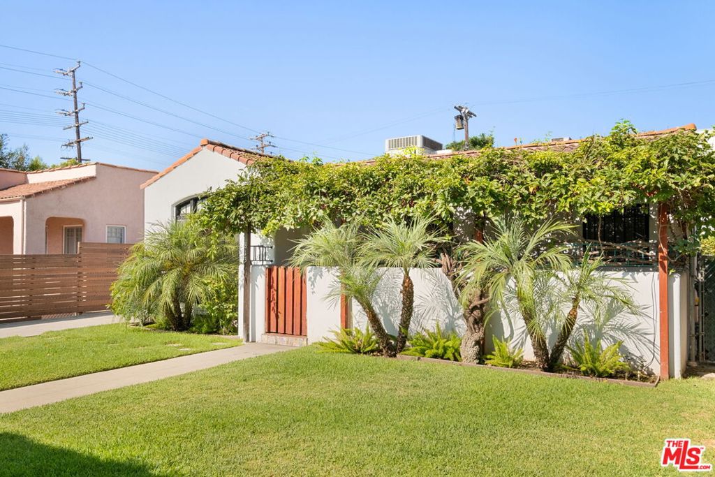 Charming Spanish Gem with ADU in Prime West Hollywood. Welcome to this inviting single-story Spanish-style home offering 2 bedrooms and 2 bathrooms, plus a detached ADU in one of West Hollywood's most desirable neighborhoods. Set behind lush, private landscaping, the property exudes warmth, privacy, and timeless charm. Inside, you'll find bright and open living spaces with classic Spanish details and a functional layout that's ready to enjoy or customize. The detached ADU provides excellent flexibility for guests, home office, or rental income. The grounds are equally impressive, with mature landscaping and private outdoor areas ideal for entertaining or relaxation. With favorable zoning that allows for multi-purpose use, this property is a rare opportunity for homeowners, investors, or developers. Whether you're looking to move right in, renovate, or expand, this home offers endless potential in an unbeatable location close to world-class dining, shopping, and nightlife.