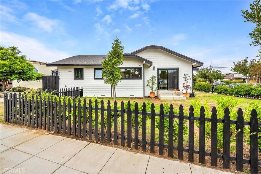 Charming, nearly new Craftsman-style bungalow ADU located just blocks from Old Torrance’s shops, restaurants, and Wilson Park. About a year old and beautifully maintained, this private studio features a fenced entrance separate from the front house, black-and-white exterior, new windows, and a freshly landscaped front yard. Light and bright interior offers newer flooring, quartz-counter kitchen with stainless steel appliances, updated bath with walk-in shower, recessed lighting, split A/C and heat, and in-unit washer/dryer combo. Tastefully partially furnished with private driveway parking and separate address. Sorry, no pets allowed. (Bed optional)