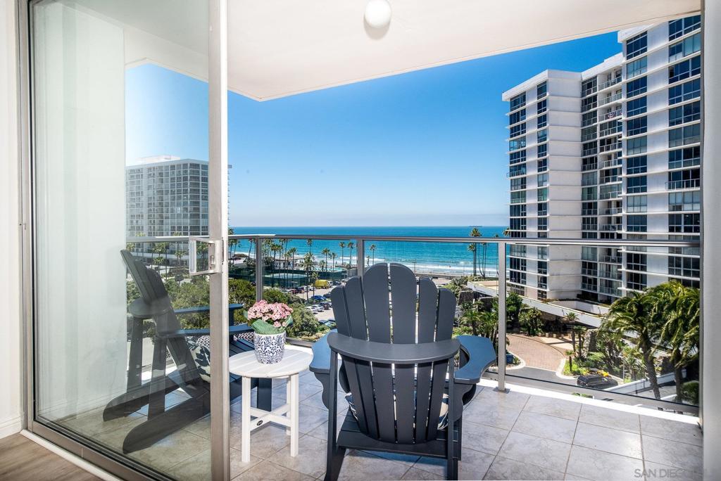 Discover your ultimate coastal retreat with this beautiful condominium in the prestigious Coronado Shores. Designed for comfort, this bright and airy two-bedroom, two-bath home features classic, updated finishes, granite countertops, and two spacious ocean-facing balconies that offer breathtaking views of the ocean. Located in a premier building, resort-style amenities include 4 pools, 7 tennis courts, 2 pickleball courts and an ocean front clubhouse. This residence exudes beachy charm and provides an idyllic seaside sanctuary just steps from the pacific ocean, scenic walking paths, and a vibrant community filled with upscale dining & boutique shopping. Don’t miss your chance to indulge in this extraordinary coastal haven—schedule your private viewing today and turn your beach home dreams into reality.