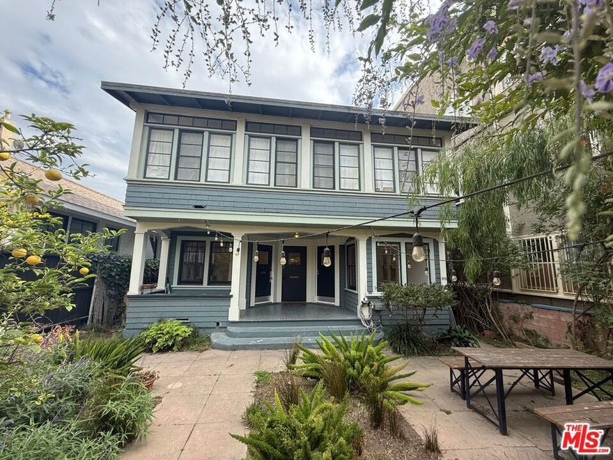 This spacious 2 bedroom, 2 bathroom is located in a historic Craftsman building on one of Venice's charming walk streets, just steps from the beach. Approximately 1,100 square feet, the home includes a  BONUS ROOM that can be used as a home office or third bedroom, and a primary suite with a massive walk-in closet.The layout features a large living room, a separate dining room, and a remodeled kitchen complete with a vintage Wedgewood stove. Historic details and built-ins add character throughout, blending charm with modern updates. Shared laundry is conveniently located just behind the unit, and a large shared front yard and porch provide additional outdoor space. Parking is available nearby.This property offers a rare opportunity to enjoy the best of Venice Beach living in a home that combines historic charm, modern amenities, and a highly desirable location steps to Venice Beach and close to Abbot Kinney.