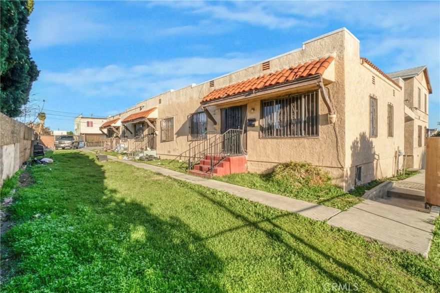 Subject property is a 2,436 sq ft 3plex built in 1921 and situated on a spacious 8,712 SF lot. It can be sold separately or together with a 4plex on the adjacent lot at 11137 Van Buren Ave with total rental income of $16,671/month and future development opportunities. (Income for 3plex is $7,133/month). Excellent Unit Mix of All 2-Bedroom, 1-Bathroom Units, All Section 8 Tenants.

Total Lot Size: 8,712 sq. ft. Lot Zoned LC R320U* provides Opportunity for Future Development with Unlimited Density Bonus for Affordable Housing OR Potential to build 7 ADUs (Buyer to Verify)...

Prime Location – Near Major Freeways, Schools, Shopping Centers, and Public Transportation! Whether you're

an investor looking to expand your portfolio or seeking a cash-flowing, high-potential multi-family property, this is a rare opportunity in a rapidly

growing area of Los Angeles.