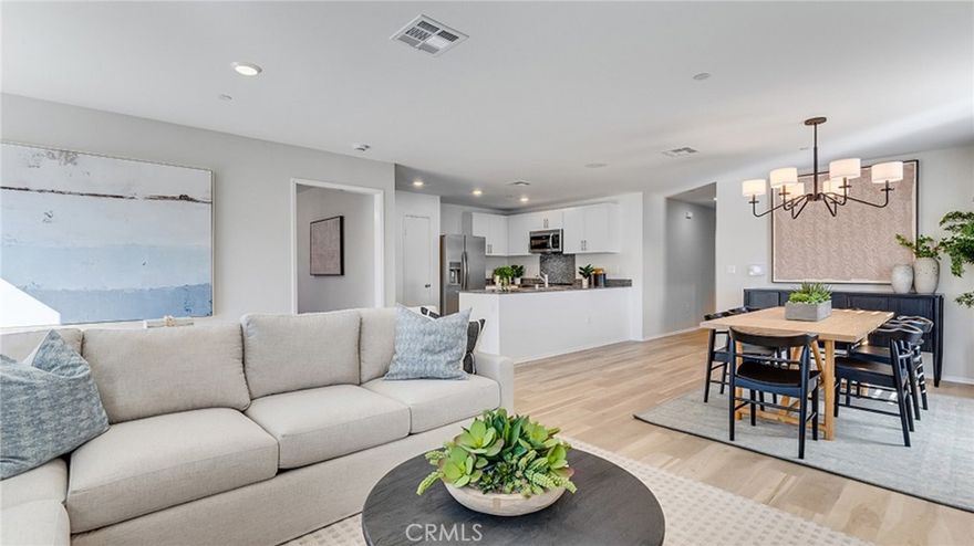 NEW CONSTRUCTION! Three secondary bedrooms are located near the front of this new single-level home, adjacent to an inviting open-concept floorplan that blends the kitchen, dining room and Great Room, perfect for everyday entertaining and leisure. The luxe owner’s suite is nestled into a private rear corner and offers direct access to a spa-inspired bathroom and walk-in closet.



The Solstice Collection brings new single-family homes to the Desert Star masterplan, now selling in Hesperia, CA. At Silverwood Lake, there are ample outdoor activities to enjoy, such as boating, camping, hiking trails and more. Residents can work on their game on the well-manicured greens at Hesperia Golf and Country Club, with easy access to legendary holes. The Hesperia Zoo provides an enjoyable, one-of-a-kind adventure suitable for all ages