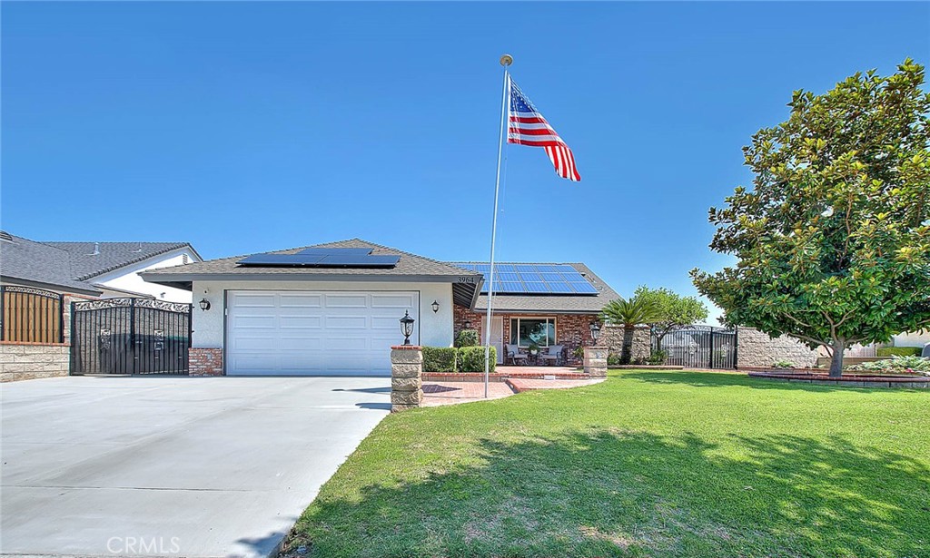 This is the home you've been looking for in the heart of Chino Hills! Nestled on an expansive lot in a quiet cul-de-sac, this beautifully maintained residence offers versatile living space. Step inside to find an inviting open floor plan that features many upgrades to include: Crown molding, colonist style doors, dual paned windows, & laminate flooring. The kitchen boasts granite countertops, pantry closet and a newer LG double oven with a new low profile microwave installed above. A spacious game room complete with wet bar provides the perfect gathering space, ideal for family living or entertaining. The homes layout offers privacy & functionality, with 3 bedrooms & 2 bathrooms, including a spacious primary ensuite with walk-in closet, all conveniently located on the main level. You will notice that bedroom 3 is Extremely spacious as well! The 2nd floor is dedicated entirely to a luxurious 2nd master ensuite, complete with its own private living room, an ideal retreat for peace and privacy, and perfect for multigenerational family living. Step outside into your backyard oasis, where you'll enjoy a built-in BBQ space, cozy fire pit, & relaxing oversized spa, all surrounded by extensive brickwork. There is also RV parking for your smaller toys secured behind the gate along side of the garage. With Privacy at its Best, there are no neighbors behind this property & you will find gorgeous views of the mountains. Garden lovers will appreciate the raised garden boxes, greenhouse, and beautifully landscaped surroundings. This home also offers smart, energy saving features. Solar panels help eliminate your electric bill, while 2 fully accessible attics with an outstanding radiant barrier contribute to year round energy efficiency. Additional highlights include a finished 2-car garage with built-in cabinets for maximum organization and a professionally coated floor for a clean polished appearance. Lastly, No HOA and No Mello roos! This home combines style, space, efficiency and a Prime Location--don't miss your opportunity to make it yours!