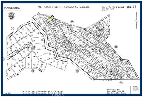 104 LOT Reservoir Road Cedarpines Park CA 92322