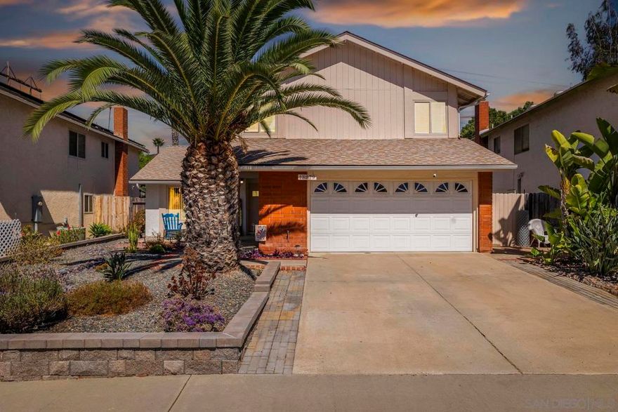 Welcome to Paseo Cardiel, a spacious and inviting home in the heart of Rancho Peñasquitos. This residence blends comfort, style, and function with light-filled interiors and a backyard built for year-round enjoyment. The updated kitchen offers granite countertops, modern cabinetry, and a large window overlooking the backyard, creating a bright and welcoming space for cooking and gathering. Sliding doors provide seamless access to the outdoor living area. Step outside to your private retreat with a sparkling pool and plenty of room for entertaining, dining, or simply relaxing in the San Diego sunshine. Upstairs, you’ll find well-sized bedrooms including the primary suite with dual vanities and a spacious walk-in closet. Ideally located right next to award-winning Poway Unified schools, parks, shopping, and convenient freeway access. Don’t miss the opportunity to make it your own!