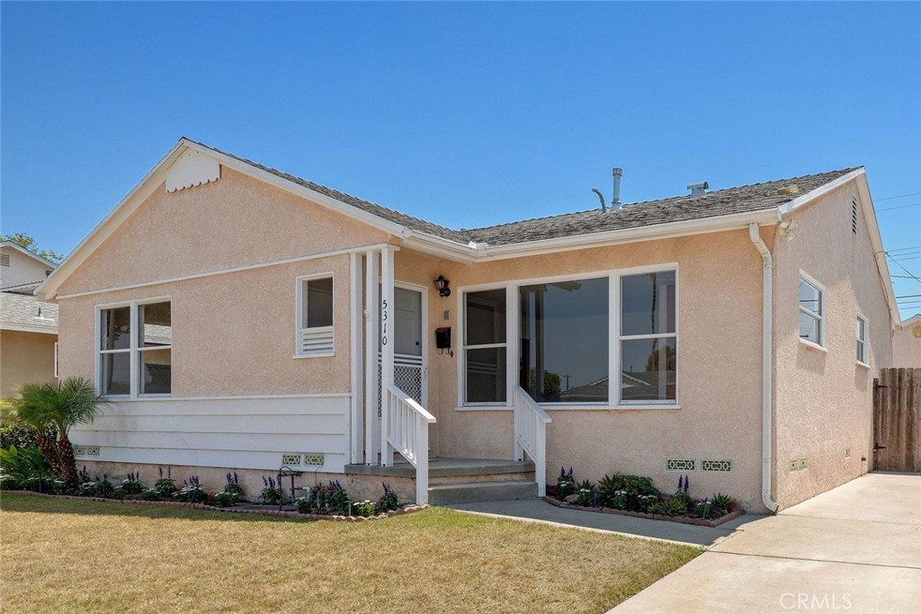 Wonderful spotless starter 3 bedroom 2 bath (1+3/4) West High home - lots of light and great location west of Anza and Entradero - step inside the living room on brand new carpet and fresh paint - dining area in living room, the kitchen, hallway and all bedrooms have beautifully refinished hardwood floors - open kitchen with tile counters, hardwood floors, stove and lots of cabinets - private primary bedroom and bath - two bedrooms have mirror closet doors - rear bedroom has direct backyard access - laundry stack unit is in the full bath - updated windows and sliding doors - forced air heating - smooth ceilings - the backyard has a large deck, grass area, fruit trees and sprinklers all for outdoor enjoyment - imagine having friends over for a BBQ - enjoying a glass of wine or ice tea on the deck - RV potential using the long driveway - double detached garage with auto opener - convenient to award winning schools + parks + short bike to the beach + medical + restaurants + shopping + freeway access and more - great chance to get in the neighborhood - what are you waiting for ?