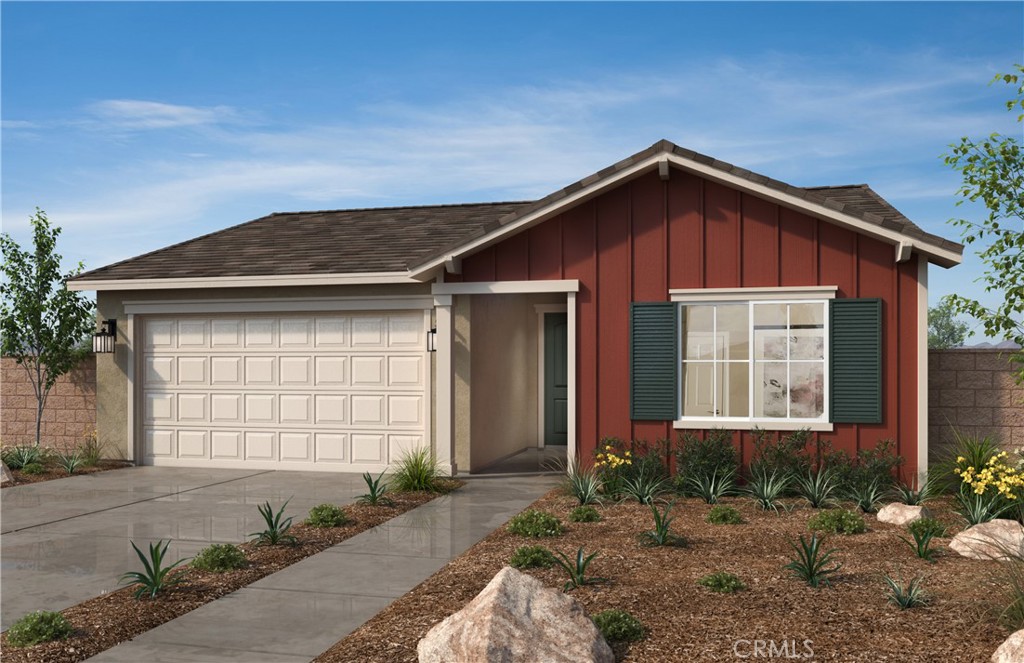 Brand New. Almost ready. 3 Bedrooms, 2 Baths. Single story. Kitchen island to a open floor plan. All whirlpool appliances. Good size yard. This all-electric home is ENERGY STAR® rated to save substantial money on utility bills. Within walking distance of community sports park. Ten-year limited warranty. Quick 15 freeway access just minutes away from Corona and Murrieta. Photo is a rendering of the model. Buyer can either lease or purchase the Solar.