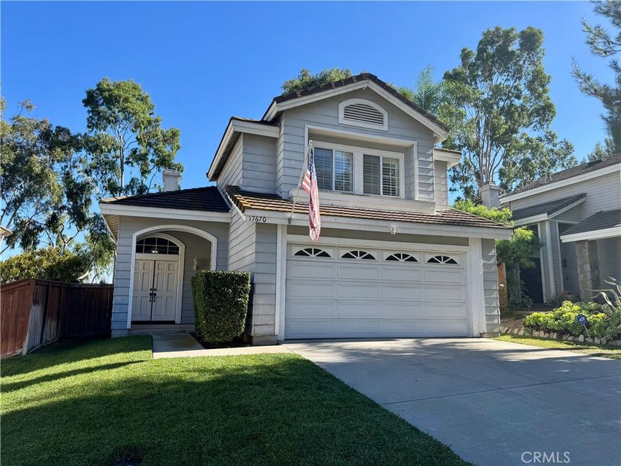 PRICED TO SELL! NEEDS TLC!  Opportunity awaits with this 1,755 sq. ft. single-family home located in the highly sought-after Lake Hills neighborhood of Riverside. Featuring 3 bedrooms and 3 bathrooms, this property offers a great floor plan and endless potential for those looking to customize and make it their own. The home features a spacious living room with high ceilings and a fireplace, a large kitchen area, and a dining space that opens to the backyard. Upstairs, you’ll find a generously sized primary suite with a private bath and walk-in closet, along with two additional bedrooms. While the home needs some updating and TLC, it offers a solid foundation, good layout, and desirable location—making it a great opportunity for investors, first-time buyers, or anyone ready to add their personal touch. Outside, the property includes a two-car garage and a private backyard, perfect for relaxing or entertaining once refreshed, perfect for capturing the city views! Residents of Lake Hills enjoy beautiful views, walking trails, parks, and award-winning schools, all while being close to shopping, dining, and major freeways. Bring your vision and creativity—this home has all the makings of a true gem in one of Riverside’s most desirable communities.