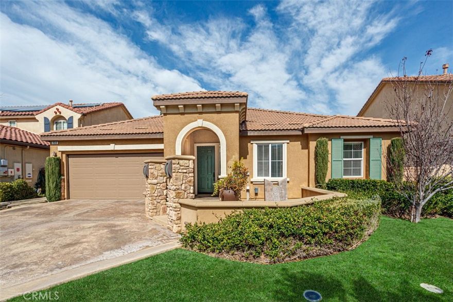 Welcoming single story beauty located in the 24 hour gate guarded community of “The Retreat". This was the formal model and is located at the base of the Cleveland National Forest with the most spectacular city light and San Gabriel Mountain views.  Enjoy formal and informal gatherings from the spacious open concept living area with separate, large, formal dining room (currently being used as a playroom for the kiddos). The great room with fireplace is open to huge kitchen with large island, walk-in pantry and breakfast nook. At the rear of the home is the spacious primary bedroom with views and primary bath with dual sinks, a large shower and separate soaking tub, plus a walk-in closet! The front wing has the remaining 3 bedrooms, a full bath and laundry room with sink. Enjoy the extremely private rear yard, with no homes behind you, just open space and views! An abundance of restaurants. shopping and theaters at Dos Lagos, Crossings at Corona and Bedford Marketplace, just to name a few are within a few minutes away.