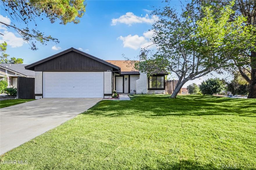 Freshly renovated and move-in ready, this beautiful home welcomes you with full interior and exterior paint that gives it a crisp and modern look. Step into the updated kitchen featuring new countertops, freshly painted cabinets, brand new stainless steel appliances, a new sink, faucet, and garbage disposal—perfect for any home chef. The entire property has brand new plank flooring, new baseboards, LED lighting, new plumbing fixtures, and new closet doors, creating a fresh and stylish feel throughout. The spacious master suite offers dual closets and a fully remodeled bathroom with a brand-new vanity and top, new faucets and sinks, custom tile shower with new fixtures and pan, new toilet, and new lights. The guest bath is equally impressive with a new vanity, faucet, sink, toilet, custom tile tub/shower combo, new fixtures, and a new exhaust fan. The home also features two living areas, a formal dining area, a breakfast nook, central heat and air, a cozy gas fireplace, and an indoor laundry room for convenience. Outside, you'll find brand-new grass and shady trees in the front yard, while the backyard offers a large concrete slab ready for entertaining. Sitting on a corner lot and being the first house on a cul-de-sac, this property offers a unique setting in an excellent location near schools, shopping, and more. Come see this rare offering today before it's gone!