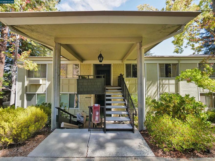 Price recently reduced...  Spacious 2 Bedroom / 1 Bath Condominium located in Rossmoor, an active adult (55+) community in Walnut Creek.  The popular Sequoia Model offers an abundance of natural lighting with skylights, 1,054 square feet of living space and includes an Open Concept Kitchen / Dining Area / Family Room.  This unit also has a covered patio that is approx. 200 square feet, and perfect for a morning coffee while overlooking the beautifully maintained and landscaped grounds.  This condo is a “clean slate”, as it is in its original condition and is ready for remodeling / updating to your taste and standards.  The gated community offers an array of amenities, including the Creekside Grill restaurant, a weekly Farmer’s Market, a beautiful golf course, a club house, a large swimming pool, a fitness center, Bocce, and several tennis and pickleball courts.  Rossmoor is very close to downtown Walnut Creek and its shopping and restaurants.  Come tour this property today and experience where comfort and luxury come together to create a beautiful home!