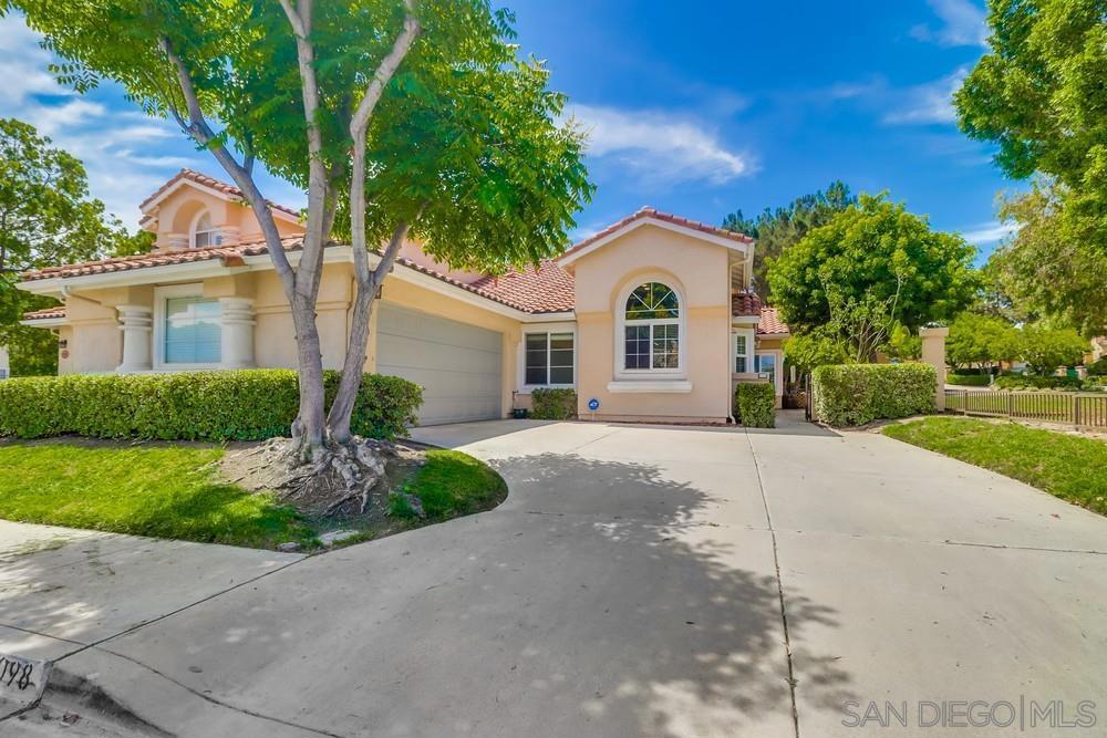 Welcome to this charming single-story corner lot home with lovely views of the golf course. Bright and inviting, it offers 2 comfortable bedrooms, a spacious kitchen with a formal dining area, and both a living room and family room perfect for relaxing or entertaining. A cozy fireplace adds warmth, while the dedicated workstation makes working from home convenient. The home also features a laundry room with washer and dryer, a 2-car garage, and elegant shutters throughout. Step outside to your private patio, ideal for enjoying your morning coffee or unwinding at the end of the day. Nestled in a vibrant community, you’ll have access to sparkling pools, tennis courts, scenic parks, and the golf course.
