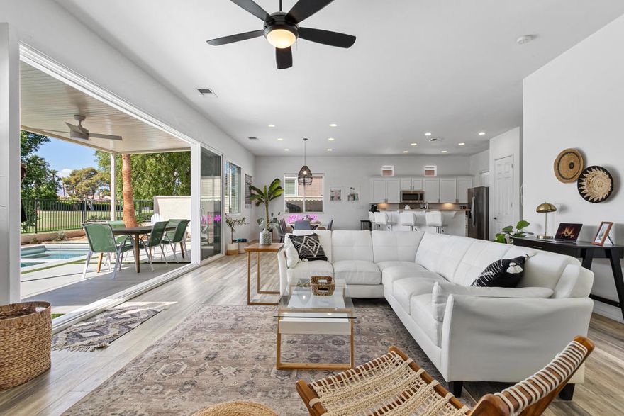 Exceptional opportunity to own a successful short-term rental in the highly desirable gated golf community of Indian Palms Country Club grossing $120,000K a year with 177 five star reviews. This turnkey furnished 4BD, 3BA home, including a private casita, offers strong rental history and consistent income potential. A new panoramic glass slider opens to a stunning outdoor living space featuring a newer modern saltwater pool and spa, ideal for guests and entertaining. Situated on the golf course with unobstructed mountain views, this property perfectly combines resort-style living and investment value. Enjoy access to community amenities including golf, tennis, fitness center, and clubhouse dining--all just minutes from the Empire Polo Grounds, home of Coachella and Stagecoach.