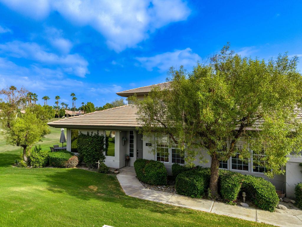Escape to desert paradise in this impeccably maintained 1,536 sq. ft., one-level, end-unit condo in the heart of La Quinta's prestigious PGA West community. This 3-bedroom, 2-bathroom gem, nestled on a quiet cul-de-sac with no neighbors above, offers unmatched privacy and breathtaking, unobstructed views of the 7th fairway of the Nicklaus Tournament Course and the majestic Santa Rosa Mountains. Recently enhanced with a freshly painted exterior and new roof, the home exudes curb appeal, while the beautifully finished interior features an open layout, premium finishes, and seamless indoor-outdoor flow--perfect for entertaining or unwinding. Steps from the community pool, this residence combines luxury with the laid-back, resort-style charm of La Quinta, renowned for its world-class golf, vibrant dining, and proximity to festivals like Coachella and Stagecoach. Embrace the ultimate desert lifestyle in one of the Coachella Valley's most coveted destinations!