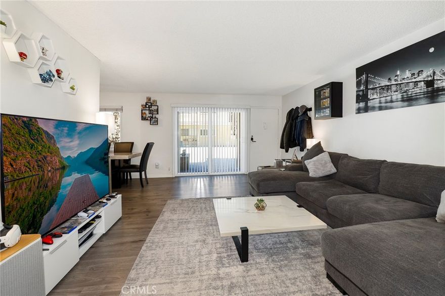 PRICE REDUCED!!  This welcoming, comfortable home is located in the desirable Toluca Lake/NoHo Arts District. This unit at 10757 Hortense St is a two-bedroom, two-bathroom condominium. The condo offers a spacious, light, and bright interior with a functional layout. It is a convenient first-floor unit within a secure, well-maintained building. The home has been partially updated and features a functional galley kitchen and a spacious living room. The primary bedroom includes an ensuite bathroom and a spacious walk-in closet. There is also a generously sized second bedroom and an updated second bathroom.  The complex provides residents with a sparkling swimming pool, a spa, and several community laundry rooms. Gated, subterranean parking is available with two tandem spots and space for a storage bin. This home is an embodiment of comfortable living, located close to major studios such as Warner Bros., Disney, and Universal, and just minutes from Universal City Walk. The vibrant NoHo Arts District is easily accessible, offering numerous theaters, galleries, and restaurants.