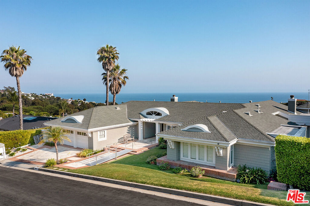 **Update 4/08/2025: House and surrounding houses survived Palisades fire. One of the few unobstructed ocean view lots available between Santa Monica and Malibu! House is ready for immediate move-in! ** One of the best ocean views in all of Los Angeles. Must be seen to be believed! This is a rare opportunity to own a property on this side of Sandy Cape Dr in the prestigious Pacific View Estates neighborhood. House has 3 beds, 4 baths + flex room, and boasts a whopping 4600 sqft on a half acre lot offering endless possibilities! This turnkey property easily allows for an additional 2+ bed/baths and the option of adding a pool as well. Large kitchen with walk-in pantry. Very spacious 2 car garage. Panoramic views from the backyard are beautifully framed by the landscaping that blocks other homes from view, making you feel like you really have this spectacular view all to yourself. A stones throw from the beach. Conveniently close to Santa Monica, Pacific Palisades, and Malibu. Easy access to the valley via Topanga Canyon. Don't miss your chance to own a truly special home, worthy of becoming a cherished family heirloom.
