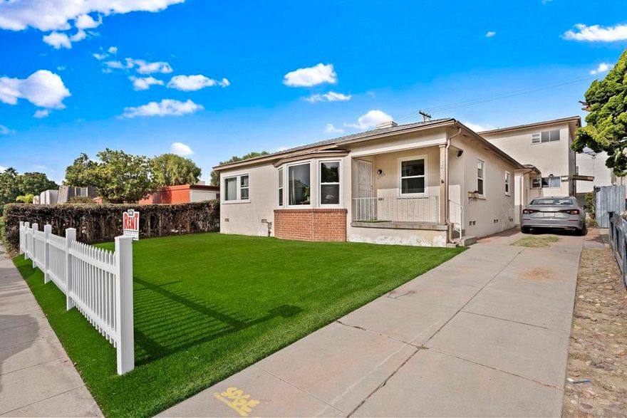 Experience the quintessential San Diego coastal lifestyle in this refreshed top floor unit 2 bedroom, 1 bathroom condo, perfectly situated just steps from the shores of Sail Bay and Fanuel Park.This residence offers a tranquil retreat from the bustling energy of Pacific Beach, while keeping you within easy walking distance of the boardwalk, vibrant dining, and shops on Garnet Avenue. Sail Bay is renowned for its calm, protected waters—ideal for paddleboarding, kayaking, and leisurely walks along the Bayside Walk. Rent includes water and trash. Please note there are 3 units for this property. The back unit on the top floor is the one that is available for lease.