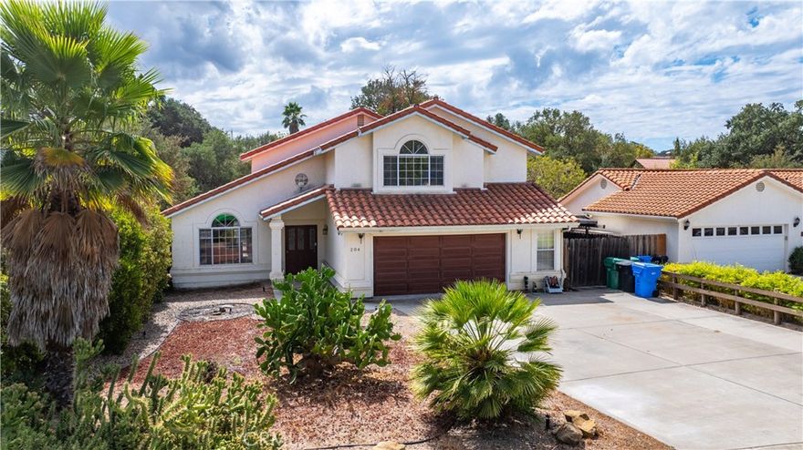 Nestled at the end of a quiet cul-de-sac, this charming home offers privacy and comfort on a spacious parcel surrounded by majestic oak trees. The backyard is a blank canvas, ready for you to design your own private oasis. Inside, the thoughtful floor plan is ideal for both everyday living and entertaining, with the kitchen opening to the family room and extending seamlessly to the back deck. Vaulted ceilings enhance the dining and living rooms, creating an airy and inviting atmosphere. Upstairs, all bedrooms are thoughtfully tucked away, providing peace, privacy, and separation from the main gathering spaces.