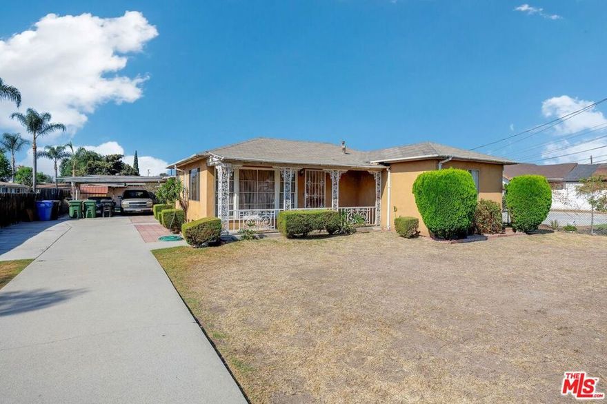 Great single family residence in a quiet neighborhood of South El Monte with huge lot (20,106 sq. ft).   Property consists of spacious living room, dining area, kitchen, formal dining room that opens to the backyard and a separate den.  Primary bedroom that leads to the backyard offers en suite shower.  There is a bathroom with shower in the den and additional two bedrooms and 1 full bath.  Expansive rear yard has covered patio which is perfect for entertaining and lots of space to build an ADU & swimming pool.  Plenty of parking space including 2-car garage, carport parking and RV parking.  Minutes to restaurants, school, stores and shops.  So much potential.  Must See!