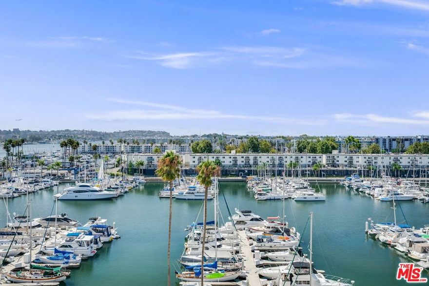 Unobstructed Ocean & Marina Views to Catalina Island. two-bedroom two bath condo has an open floorplan. Spacious living room that leads to a large balcony perfect for entertaining. Serene & Peaceful. Located in the iconic Marina City Club. Hardwood flooring throughout, ample storage, breakfast bar, Primary bedroom & Living room have Marina & Ocean views. Marina City Club amenities include: 6 tennis courts, 3 swimming pools, pickle ball, racquet ball, 16,000sq ft gym with state-of-the-art equipment. Free classes (yoga, Pilates, stretch, cardio & more). Full bar & restaurant with room service, Cafe, beauty studio, maid service, dry cleaning service, car wash & 24-hour security. Great location close to Abbot Kinney, Shopping centers, restaurants, the beach & so much more. This is a great opportunity to enjoy all Marina del Rey offers and make this coastal dream your own.