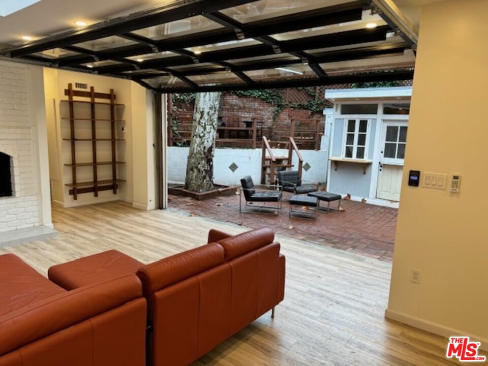 Fantastic home in the heart of Bel Air on Beverly Glen. Fully Renovated available furnished or unfurnished. Pets Allowed. Highly unique house with walls of glass that open to the outside. You need to see this house to appreciate its remarkable presence. Fantastic for entertaining with indoor opening wide to al fresco entertaining space complete with full cabana / bar. Above, the property features multiple decks with sweeping views. Private garage with EV Hookup. Property is fully gated. Desirably located area just minutes to Beverly Hills, UCLA, and the Valley. Zoned for Warner Avenue Elementary School.