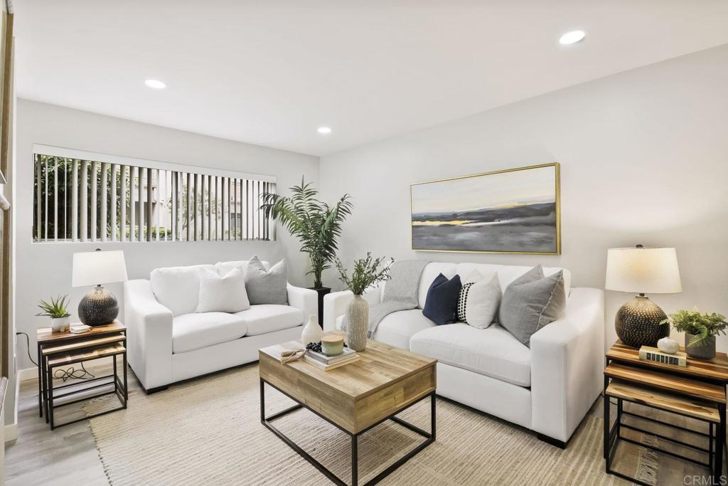Located in the Village Glen Community, this stylish condo is perfectly situated near Mesa College, Sharp & Rady Children’s Hospitals, parks, and easy access to the 163 & 805 freeways. Thoughtfully refreshed with today’s lifestyle in mind, this home is ready for you. Whether you’re a first-time buyer, downsizing, or searching for a smart investment, this home checks all the boxes. Come see it today!