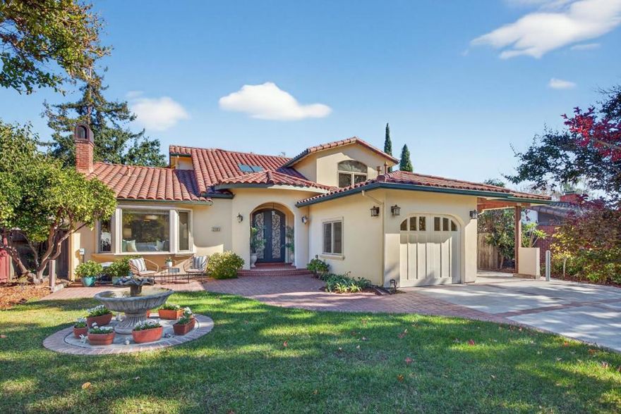 Property was expanded and renovated in 2012 and has been meticulously maintained. Charming two-story home located in the prime Midtown Palo Alto neighborhood with strolling distance of Midtown shopping, dining and Hoover Park. Close to Mitchell Park, Library, YMCA, and Piazza's Find Foods. This unique home features 4 bedrooms, living room, dining area, family room, kitchen, attached 1 car garage and 1 car carport.  There were originally five bedrooms; the fifth was converted into a master closet and computer room. Hardwood flooring throughout the home and central AC on the second story. Centrally located with easy access to 101, 280, Stanford, Google, Apple, Meta, Linkedin, Amazon, and other Silicon Valley companies. A delightful garden with a pond, fragrant Magnolia tree, sweet golden Tea tree, and a variety of fruit trees including Korean pears, persimmons, oranges and figs.