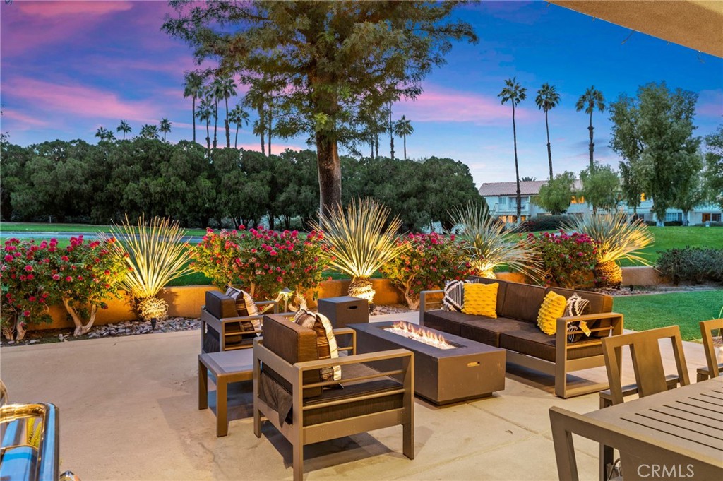 75641 Grahamstown Lane is a beautifully appointed 3-bedroom, 3-bathroom home perfectly situated on the 9th tee of the prestigious Avondale Golf Club in Palm Desert. This stunning property blends the best of indoor-outdoor desert living with privacy, comfort, and golf course views.
Step inside to a bright and airy open-concept living space, where double sliding doors create a seamless flow between indoors and out. The living room features a cozy sectional, a 55-inch Smart TV, and sightlines to both the front courtyard and backyard. The kitchen is well-equipped with stainless steel appliances, a dual sink, breakfast bar seating, and plenty of storage—perfect for both everyday living and entertaining.
Each of the three bedrooms features its own ensuite bathroom. The spacious primary suite includes direct access to the private, gated pool and spa, a king-size bed, walk-in closet, dual vanities, and a large shower. A secondary bedroom features a queen bed and private bath, while the third bedroom is ideal as a guest room or home office, with a built-in work desk, Smart TV, and queen-size pullout sofa. This property also features a 2-car garage, plus an additional golf cart garage.
The beautifully landscaped front courtyard is a private retreat, complete with a sparkling pool, spa, fire feature, lounging areas, and misters for warm desert days. The backyard overlooks the fairway and features a built-in 4-burner BBQ, seating space and mature citrus trees that provide fresh fruit throughout the year.
Avondale Golf Community is a private equity member-owned club with a an 18-hole course, clubhouse, fitness center, social events, tennis and pickleball courts, restaurant, located in a gated community with 24/7 security, all included in a low monthly HOA fee of $518. High-speed internet and cable are also covered. This home is offered furnished (see exemptions), and is move-in ready for full-time residents, seasonal enjoyment, or as a smart investment.
In addition to being a beautiful primary or vacation home, this property has also proven to be a successful short-term rental during Palm Desert’s peak season. In compliance with the city’s short-term rental guidelines, the home has generated approximately $31,000 in seasonal rental income during the 2024/2025 year. New owners have the option to continue leveraging this income stream if desired. Rental history and property management details are available upon request.
OPEN HOUSE SUNDAY JUNE 29, 11am-2pm