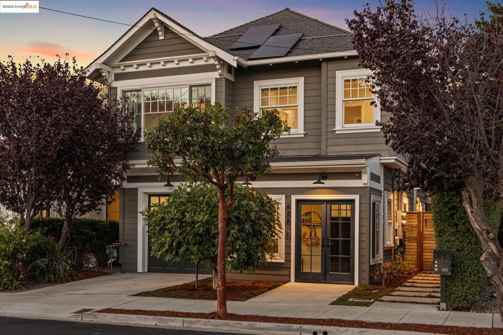 Welcome to this stunning Albany property that offers the perfect blend of modern comfort, versatility, and location. The front home, built in 2017, features 3 bedrooms, 2.5 bathrooms, and approximately 1,900 sq. ft. of contemporary living. High ceilings and an abundance of natural light create an open, airy atmosphere, while the thoughtfully designed floor plan includes a second-floor Jack and Jill bathroom. The primary ensuite is a true retreat with a spa-like bathroom, a spacious walk-in closet, and an adjoining sunny office space—ideal for work-from-home days. Adding incredible flexibility, the detached ADU provides 2 bedrooms, 1 bathroom, a full kitchen, laundry hookups, and a large private deck—perfect for multi-generational living or generating rental income. The backyard serves as a wonderful entertainment space, ready for gatherings with family and friends. Additional highlights include solar panels, an EV charger, a brand-new roof on the ADU, and a recently remodeled bathroom. The location couldn’t be more convenient: just blocks from Solano Avenue, El Cerrito Plaza, the farmers market, BART, and top-rated Albany schools. You’ll also love being close to Memorial Park, a neighborhood favorite with its community pool and year-round activities.
