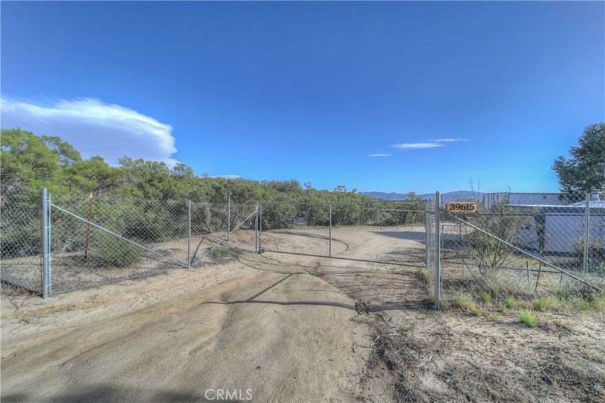 2.69 Acres Single Wide Ready to move in newly (2025) remodeled Mobil Home.  

Cute 2 Bedroom 1 Bath home  Chain link fenced except back side (S)

New flooring, New cabinets, Sink, Stove, paint inside and out, light fixtures, windows, etc.  New Mini split and new under carriage of plumbing lines. 

There are two water sources. Old water system on the District and a NEWER private well.

The extremely large container will stay with property.  Small shed will stay, chicken coop stays.

Whether its your great starter home or weekend home, retirement place or cute rental investment, room for gardens, animals, workshop, ADU

this is a great investment. 



Surrounded by beautiful mountain views, trails for hiking or riding.  Starry nights, peace and quiet from the city life....

Close to Temecula, Hemet, Idylwilld, Palm Desert, Palm Springs.