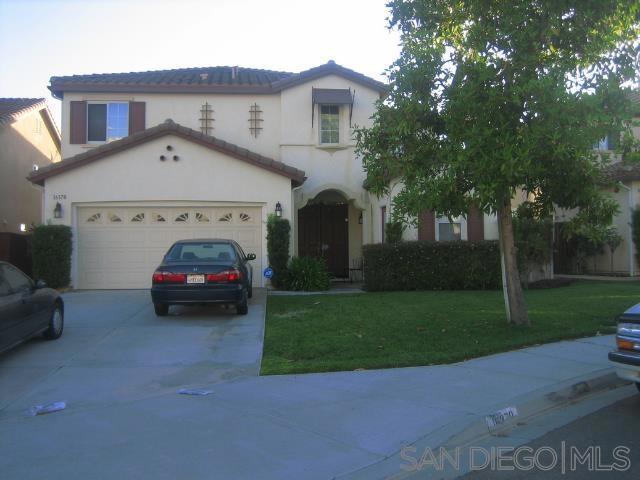 Location and westerly views on a Cul Da Sac in Rancho Bernardo. 2 story with 5+bedrooms and 3 full baths. one bedroom and one bath on main level. Granite counter in kitchen and main bathroom. Balcony and fireplace in master bedroom. Extra room on main level that can be used as office, playroom with direct outside access. Wood like throughout and carpet in bedrooms. Close to shopping and freeway.