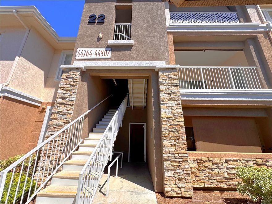 Updated 2-Bedroom Condo in Temecula Creek Village

Welcome to 44764 Adam Lane, a beautifully refreshed 2-bedroom, 2-bathroom condo located in the desirable gated community of Temecula Creek Village. This inviting home features fresh interior paint, new carpet, and professionally serviced flooring throughout.

The spacious living room flows seamlessly into the kitchen and dining area, creating a bright and open layout. The kitchen offers freshly painted cabinets, attractive countertops, and stainless steel appliances—perfect for everyday cooking and entertaining.

Additional highlights include indoor laundry for convenience and a private covered patio ideal for relaxing or enjoying a morning coffee. Both bedrooms are well-sized, and the bathrooms are clean and functional.

Set in a gated community, residents also enjoy access to amenities such as a pool, spa, fitness center, and clubhouse, all within close proximity to shopping, dining, schools, and Temecula’s renowned wine country.

This move-in ready condo is a wonderful opportunity for a first-time buyer, downsizer, or investor—don’t miss it!