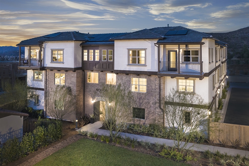This new construction, town home is within a premier gated master plan community in San Marcos. Open floor plan with 2 Bedrooms and 2.5 Bath. The living room, modern kitchen and dining area bring everyone together, and the covered deck is ideal for al fresco brunch. Enjoy an outdoor lifestyle in The Bungalow featuring a swimming pool, playground, BBQ pavilion and a direct connection to miles of trails. Photos reflect model photography. Complex Features: ,,,, Equipment: Fire Sprinklers,Garage Door Opener Other Fees: 0 Sewer: Public Sewer