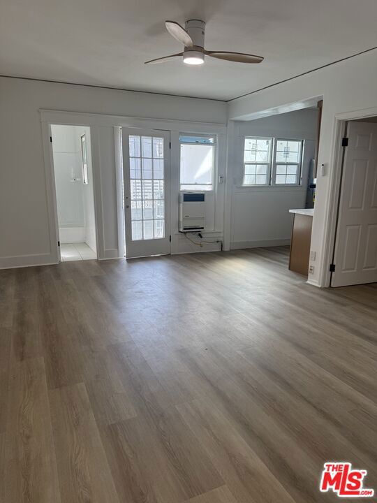 Move into this fully renovated one-bedroom, one-bath apartment that combines modern finishes with the convenience of all utilities included. The home features a brand-new kitchen with custom cabinets, new countertops, and stainless steel appliances, along with high ceilings, freshly painted walls, and new flooring throughout. Brand new windows bring in abundant natural light, while a private balcony provides the perfect spot to relax. The building offers secured entry, security cameras, and laundry facilities, all within a well-maintained community. Available now!