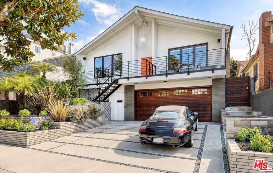 This inviting single-story luxury home has been completely remodeled. Over $500,000 in upgrades! It offers approx. 2400 sq. ft of thoughtfully designed living space. It features 3 large bedrooms and 2.5 completely redesigned baths appointed with high-end finishes. There is also a den/office/bonus room that could easily become a fourth bedroom. The gourmet kitchen is a chef's dream come true, equipped with top-of-the-line appliances from WOLF, SUB-ZERO and MELE. The expansive 8-foot center kitchen island with seating for four is perfect for casual dining and social gatherings. The open-floor plan seamlessly transitions from kitchen to dining area to living room where you can enjoy the intimate gas fireplace just steps from the tri-fold doors that open to the private balcony creating an indoor-outdoor entertaining environment. The primary bedroom is a true retreat, featuring an en-suite bathroom, with a large walk-in steam shower, a double vanity and a TOTO toilet with washlet-complete with a heated seat. The walk-in closet provides ample storage. The tri-fold doors open to a beautifully landscaped backyard, complete with a natural gas fire bowl, a pergola,and outdoor dining area and a fully equipped outdoor kitchen. The second bedroom also offers direct access through its own set of tri-fold doors. Additional features include an oversize garage with ample storage, an upgraded electrical panel, recessed LED lighting throughout the home. All new double-paned low-E windows for energy efficiency, on-demand hot water heater, wiring for an electric car charger, and a wonderful neighborhood and street. This home has been showcased in several Home Publications.