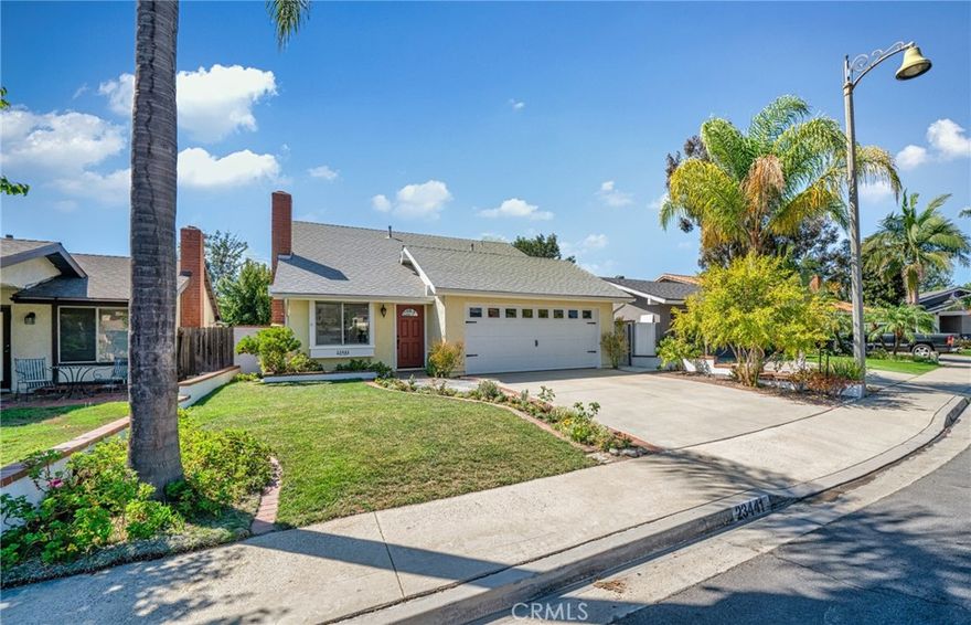 Welcome to a home that feels like sunshine — a place where comfort, charm, and California living intertwine seamlessly. Nestled in the highly sought-after Barcelona community of Mission Viejo, this beautifully maintained 4-bedroom, 2-bath residence offers not just a house, but a lifestyle — one filled with warmth, laughter, and possibility. Step inside and immediately feel the harmony of a bright, open floor plan that welcomes you with natural light from every direction. The spacious living area flows effortlessly into the resort-style backyard, making everyday moments feel like a retreat. The downstairs bedroom and full bath offer flexibility and convenience — perfect for visiting family, a private home office, or a cozy guest suite for loved ones.

Upstairs, mornings begin with sunshine and birdsong. The primary suite invites you to enjoy a cup of coffee on your private balcony, where gentle breezes and golden light set the tone for the day. A walk-in closet and redesigned en-suite bath make this retreat both peaceful and practical. Two additional bedrooms — including a loft-style space — provide endless opportunities: a creative studio, nursery, or reading nook where dreams take shape. Step outside and discover your own private sanctuary — a lush backyard where time slows down. Mature Brazilian cherry trees, lovingly grown from seed, stand alongside a fruit-bearing mango tree, offering shade, color, and abundance. Brick privacy walls create a peaceful escape where you can unwind, entertain friends, or simply listen to the birds that call this place home. Some of the recent upgrades are the installation of plush carpet in 2022, a fresh coat of paint throughout on 02/25 and a newer light colored reflective roof that beautifully reflects the sunlight and keep the home cool and bright during Summer, among many others. Beyond your doorstep, a world of recreation and community awaits. Enjoy exclusive access to Lake Mission Viejo, where weekends can be spent kayaking, paddleboarding, picnicking, or attending lakeside concerts under the stars. The neighborhood is quiet, safe, and welcoming, surrounded by top-rated schools, local shops, and diverse markets. All this comes with no Mello Roos, no in-tract HOA, and a low 1.01% tax rate — making it not only a beautiful lifestyle choice but also a wise investment opportunity in one of Orange County’s most desirable communities. Here, life feels lighter, the air fresher, and every day a little more golden.