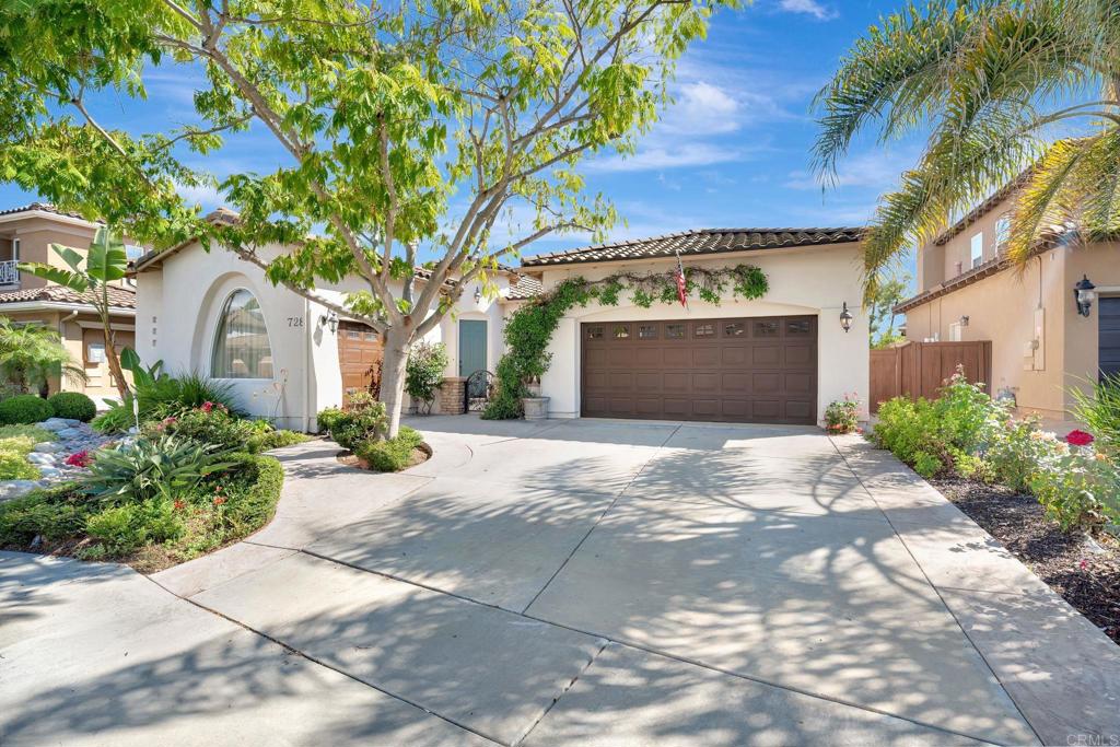 Located in a private gated community in Rolling Hills Ranch, this highly desired single story floor plan offers 3 bedrooms with an optional 4th in lieu of the den. Over 2600 square feet of sublime living space with formal living room, dining room and over sized family room with built in media niche, desk area, fireplace plus extensive cabinetry. Kitchen includes chef style double ovens, granite counters with center island, overlooking the family room. You will adore the high and coffered ceilings, custom floor to ceiling window treatments, executive size laundry room and 3 car garage. Primary suite includes a fireplace plus escape to the garden via the sliding door to the patio. The huge primary bathroom includes a oversized soaking tub, separate shower, massive walk in closet, dual vanities and a view to the garden that is unbelievable! Beautiful front and rear landscape with flowers galore, trellis covered dining space, raised dining slab with lemon tree and many gorgeous blooms to gaze at, lounge by, meditate with. Complete new exterior paint stucco, eves and trim. True pride of ownership, original owner has lovingly cherished this cream puff of a beauty. Top rated schools, no mello taxes, low HOA. Community pool within walking distance has club house with grills and extras for friends and family. This home offers the perfect blend of comfort, style and community living.