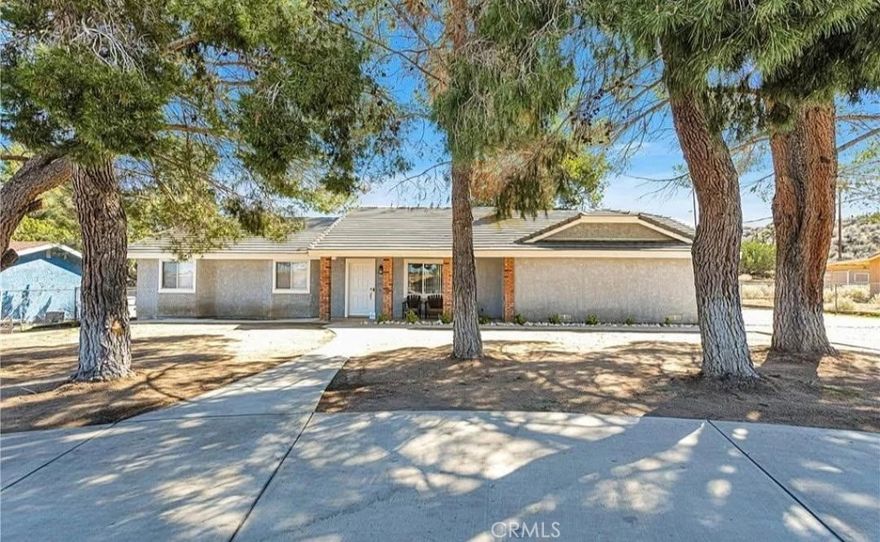 Excellent house for rent!  

3 Bedrooms, 2 baths, kitchen, living room with fireplace, large front & back yard.  

Central A/C & heat. 

Near 15 Freeway, schools & shops. 

No garage available due to occupied ADU.