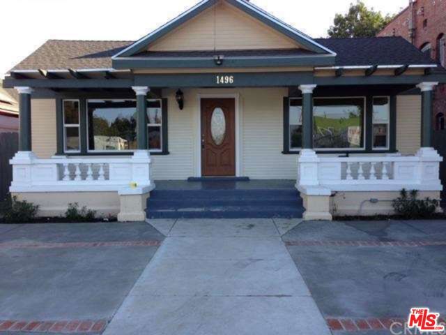  Excellent investment opportunity in most desire rental area. This duplex consists two separated 4 bed, 2 bath and 2 bed,1 bath units with ample parking spaces. All utilities pay by tenants including water(2 Water meter) and trash.Granite counter tops with cabinets and laminated floor. It has 2 differ main auto entrance. 4 Parking at Main , 2 Parking Space at back Unit. Central A/C, Iron Auto Gate , Laundry Hook up in each unit and much more...
