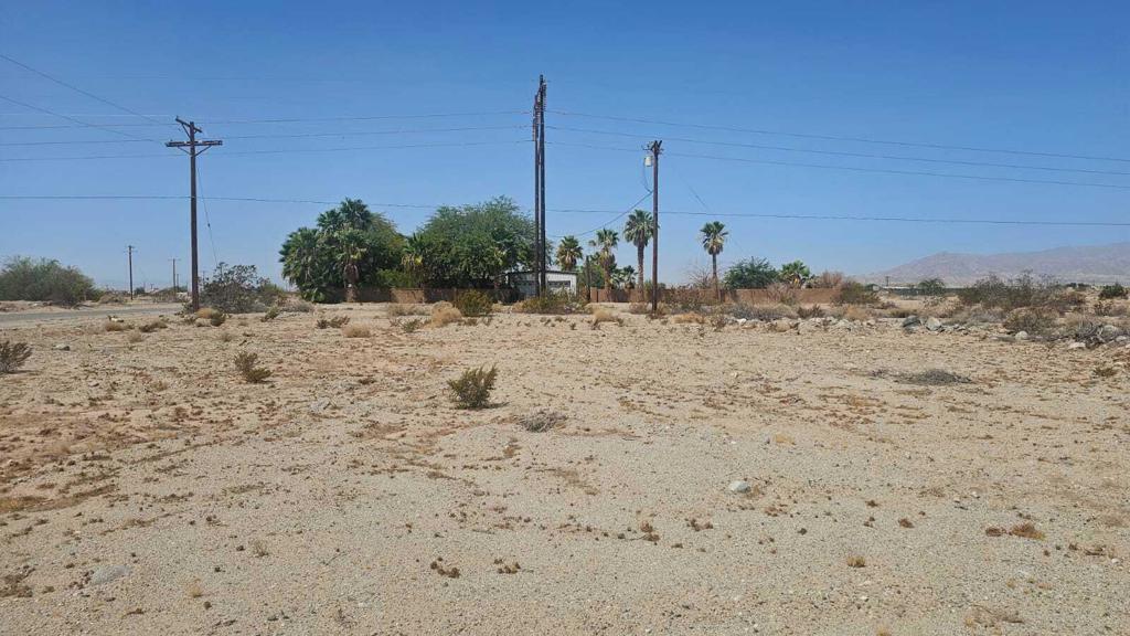 Great opportunity to invest in a up and coming area of California known as ''Lithium Valley'' This great great vacant lot located East of HWY with water, sewer, and Power poles on property line. This is your chance to buy and hold for future appreciation. Whether you are planning to build a home or planning to sell for future value you can't go wrong. With beautiful views of the mountains and the Salton Sea and amazing sunrises and sunsets you will enjoy owning your own piece of land in this area that has tremendous potential. Hurry don't miss your chance to see development happen before your very own eyes. Buyer and Buyer's agent to do their own due diligence Seller and seller's agent makes no warranties or representations about the land,