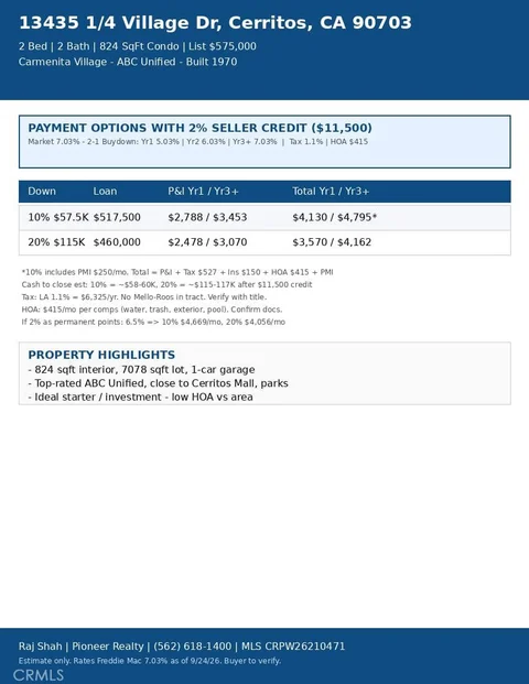 MLS: PW26210471