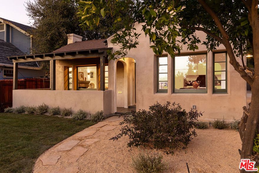 Stunning fully remodeled character home on an expansive, flat landscaped lot (over a quarter of an acre) that functions like a private park with mature Oak, Japanese Persimmon, Avocado, orange and lemon trees with the inspiring backdrop of the majestic San Gabriel Mountains. This charming 3-bedroom, 2.5-bath residence blends original character with modern upgrades throughout, offering bright living spaces, custom details such as a beautifully renovated kitchen and striking bathrooms. A generous front porch invites you to savor morning coffee in a peaceful setting while inside a welcoming living room with a decorative hearth offers an elegant atmosphere for gatherings.The remodeled ADU features its own kitchenette and full bathroom which is perfect for guests, extended family, a creative workspace, or potential rental use. The layout between the main home and ADU provides exceptional flexibility while maintaining privacy for both.Located moments from Gabrielino Recreation and El Prieto Trails, this property offers immediate access to some of the area's best hiking, biking, and outdoor experiences. Mornings begin with birdsong and mountain light, afternoons unfold under the shade of mature trees, and evenings invite you to linger outside as the foothills turn gold. Enjoy the vibrant Lincoln corridor nearby with popular neighborhood spots such as Good Neighbor Bar, HomeState, Perry's Joint, Stumptown & Unincorporated Coffee Roasters, Ferrazzani's Pasta & Market, and more. With its blend of charm, thoughtful updates, spacious grounds, and unbeatable location, this home is a rare private retreat just minutes from the shops, restaurants and all of the conveniences that Altadena and Pasadena have to offer. It's a home designed to elevate everyday living, offering comfort, style, and a sense of retreat. Welcome to your dream home where charm, craftsmanship and natural beauty come together in perfect harmony.