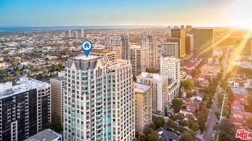 Set within one of the most prestigious full-service high-rises on the Wilshire Corridor, this coveted north-facing residence at The Remington offers an exceptional opportunity to experience elevated and sophisticated living. A private elevator opens directly into your own vestibule, leading to an expansive 2,649-square-foot open-concept floor plan filled with natural light and tranquil treetop views through floor-to-ceiling windows. The residence features two en suite bedrooms plus a versatile office or family room or third bedroom, 4 bathrooms. The elegant living room, complete with hardwood floors, crown molding, high ceilings and a fireplace, flows seamlessly into an oversized formal dining room perfect for entertaining. A spacious kitchen with breakfast area, center island, travertine flooring, and stainless-steel appliances enhances the home's modern comfort. Primary suite with double-door entry, dual walk-in closets, and dual bathrooms featuring a two-sided shower and separate spa tub. The second bedroom also enjoys its own private en suite bath. Additional highlights include a private, temperature-controlled wine locker and a dedicated storage room. Residents enjoy unparalleled amenities, including 24-hour valet and concierge service, a fully equipped fitness center with towel and water service, a library, a salon with catering kitchen for private gatherings, a card room, a sun deck with cabanas and lounge chairs, and a heated saltwater lap pool. A truly unmatched blend of luxury, comfort, and sophistication. The unit is Tenant occupied with no interior photos available. Please contact Listing Agent for details.