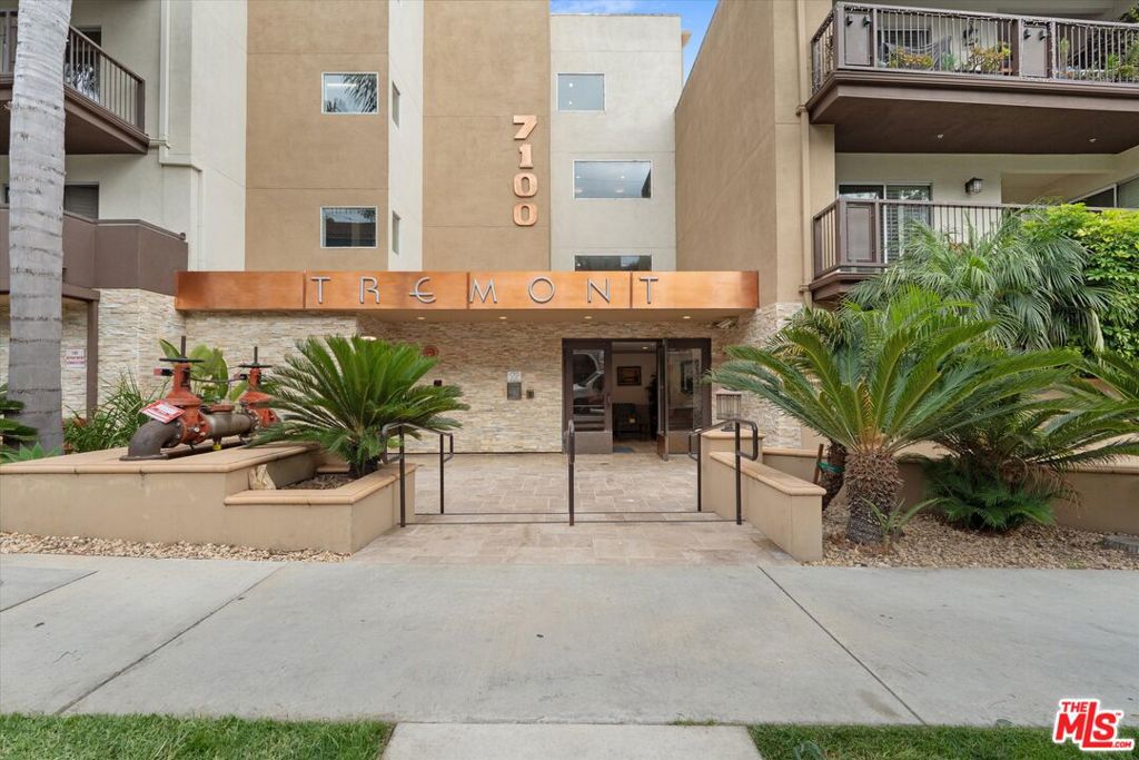 Welcome to this beautiful 2-bedroom, 2-bathroom condo offering a perfect combination of style, comfort, and convenience in one of the Westside's most desirable locations. The gourmet kitchen is a chef's dream, featuring sleek granite countertops, Bosch stainless steel appliances, and generous cabinetry ideal for both everyday living and entertaining. The open-concept living and dining area showcases rich dark wood flooring, fresh paint, and flows seamlessly onto an oversized private patio, with direct access from both bedrooms and the living room. Perfect for indoor-outdoor living and hosting guests. The spacious primary suite includes dual closets, including a walk-in, and a luxurious en-suite bathroom complete with dual vanities, a soaking tub, and a separate glass-enclosed shower. Additional features include in-unit laundry with a stackable washer and dryer, and central air and heat. Residents enjoy a full suite of amenities, including a sparkling pool and spa, fitness center, recreation room, stylish lounge areas, secured entry, gated parking with two assigned spaces, and two guest spots. Centrally located near the 405 freeway, Westfield Culver City, Playa Vista, Marina del Rey, LAX, and just minutes to the beach this home offers the best of Westside living!